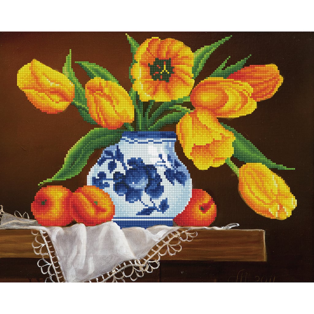 Find The Diamond Dotz Diamond Facet Art Kit Yellow Tulips At Michaels